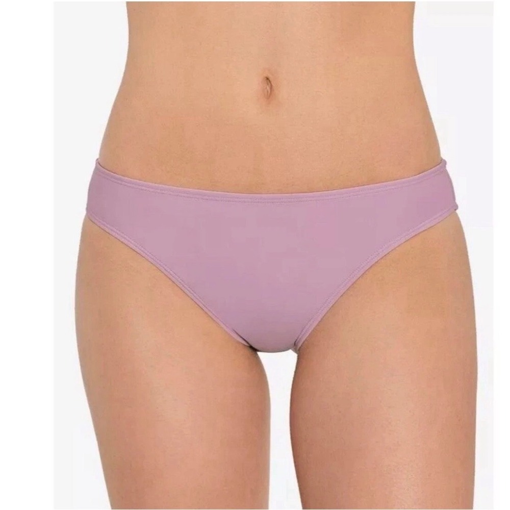 Salt + Cove Womens Ruched Back Bikini Bottom Dusty Lilac Purple Small 805323